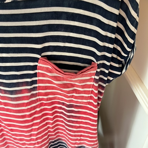 Blue Curl Beachwear, Red, White and Blue Dress, pocket on front. - Picture 5 of 5